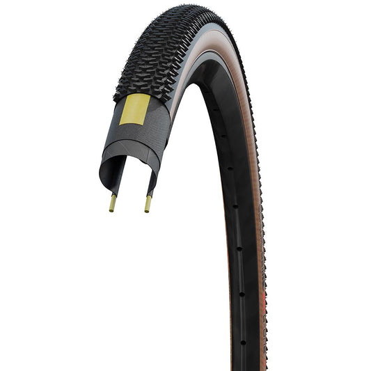Schwalbe G-One R Pro Gravel Tire 28''x1.35 Folding Tubeless Ready Addix Race V-Guard 67TPI Transparent Sidewall