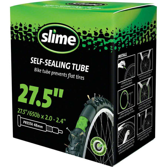 Slime Self-Sealing Tube - 27.5 x 2 - 2.4 48mm Presta Valve