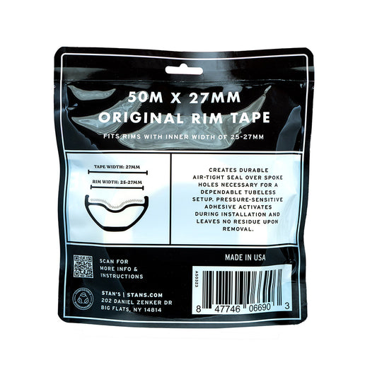 Stan's Original Tubeless Rim Tape - 27mm x 50m Roll