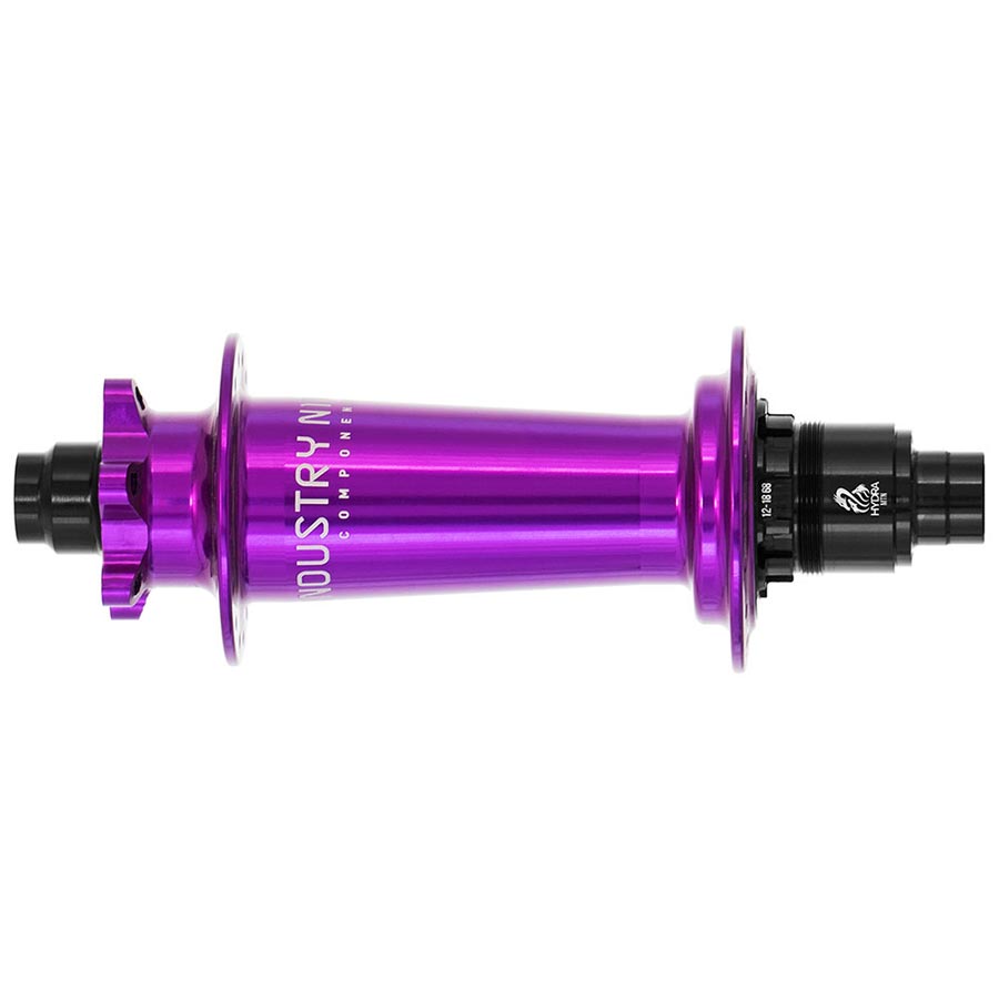 Industry Nine Hydra Classic Rear Hub - 12 x 148mm 6-Bolt Micro Spline Purple 32H