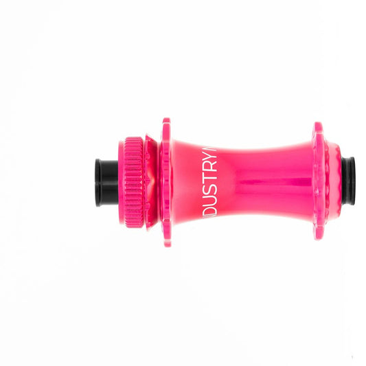 Industry Nine Solix G Classic Front Disc Hub Front 24H 12mm TA 100mm Pink