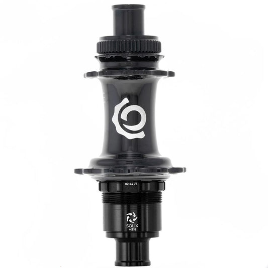 Industry Nine Solix Classic Rear Hub - 12 x 148mm Center-Lock Micro Spline BLK 28H