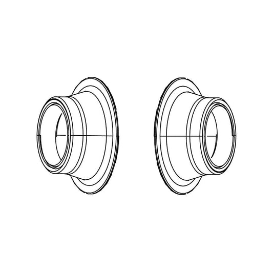 Zipp 77 Disc Conversion Caps for Front 100 x 15mm Thru Axle