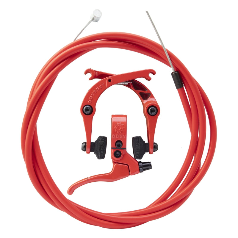 Odyssey Springfield U-Brake and Lever Kit - Fire Engine Red