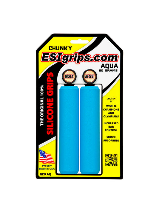 ESI Chunky Grips - Aqua