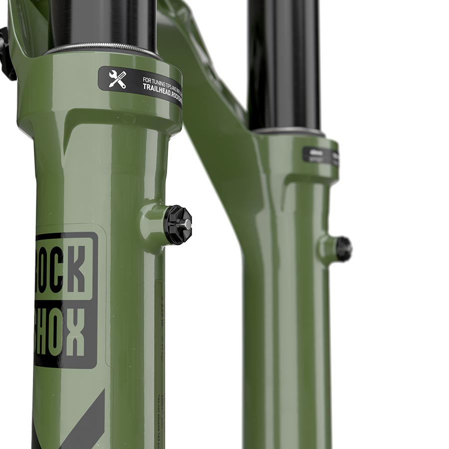 RockShox Lyrik Ultimate Charger 3 RC2 Suspension Fork - 27.5" 160 mm 15 x 110 mm 44 mm Offset Green D1
