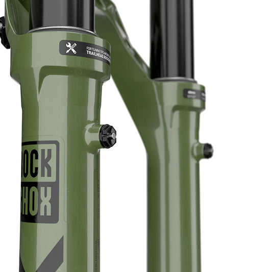RockShox Lyrik Ultimate RC2 D1 Suspension Fork 27.5'' DebonAir+ 140mm 1-1/8''-1.5'' 15x110mm TA Rake: 37mm Green
