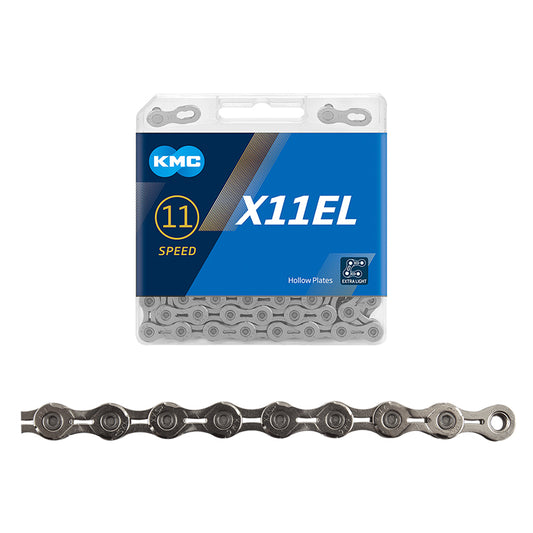 KMC X11EL Extra Light Chain - 11-Speed 118 Links Silver