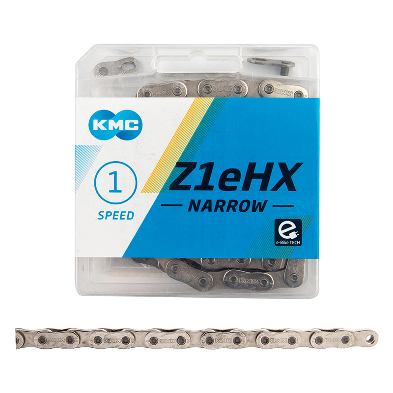 KMC Z1eHX Narrow Chain - Single Speed 3/32" 112 Links Silver
