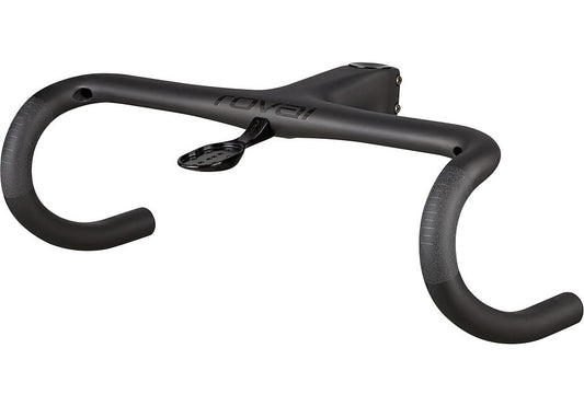 Specialized Roval Alpinist Ii Cockpit Satin Carbon/Gloss Black 120Mm X 440Mm 4 Flare