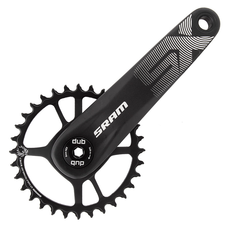 SRAM SX Eagle Boost Crankset - 175mm 12-Speed 32t Direct Mount DUB Spindle Interface BLK A1