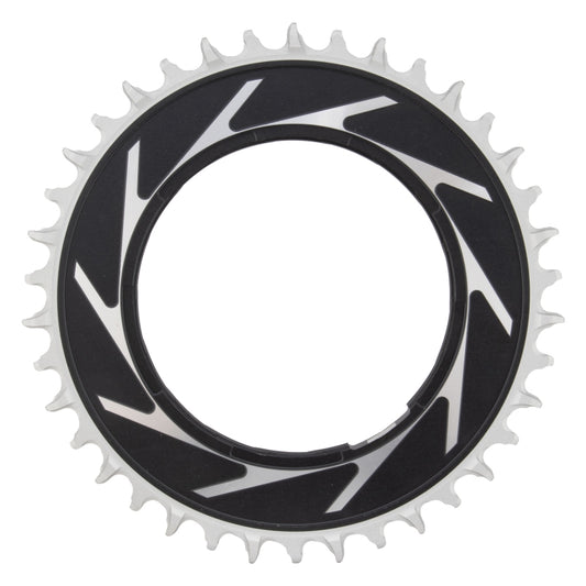 SRAM XX SL Eagle T-Type Thread Mount Chainring - 38t 12-Speed Thread Mount For XX SL PM Spider 0mm Offset Aluminum BLK/Silver
