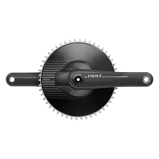 SRAM RED 1 AXS Power Meter Crankset - 170mm 12-Speed 50t Aero Chainring 8-Bolt Direct Mount DUB Spindle Interface Natural Carbon E1