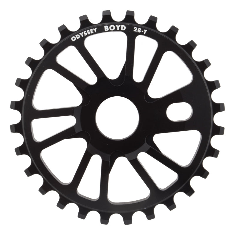 Odyssey Boyd Sprocket - 28t CNC Machined 7075-T6 Aluminum Black