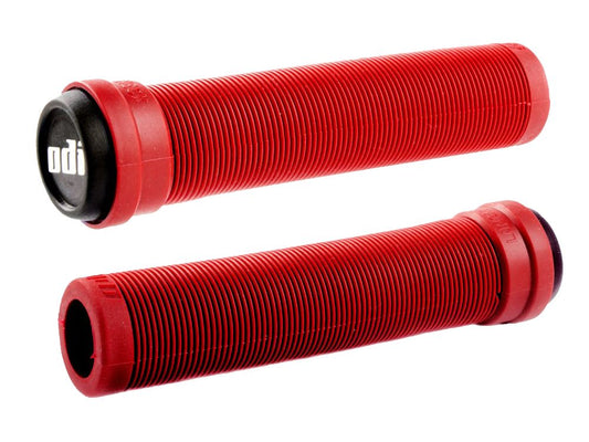 ODI Flangeless Longneck Grips - Red