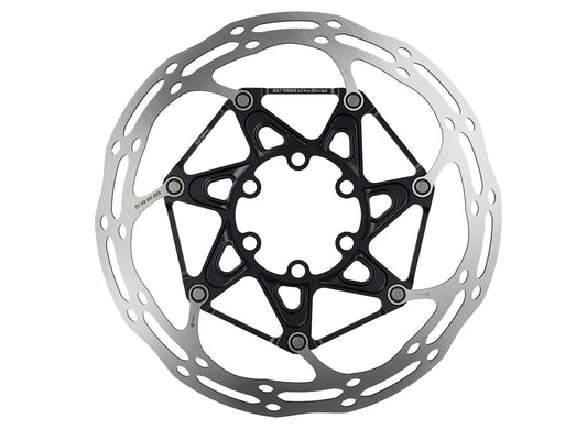 SRAM Centerline X Disc Brake Rotor - 160mm 6-Bolt Ti Bolts Silver/Black