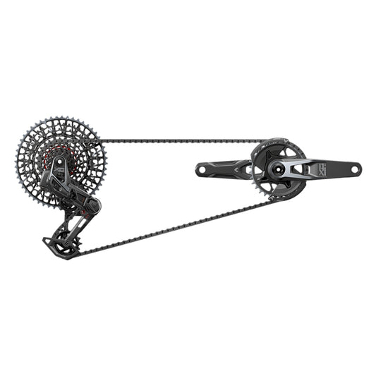 SRAM X0 T-Type Eagle V2 AXS Groupset 165mm Black >
