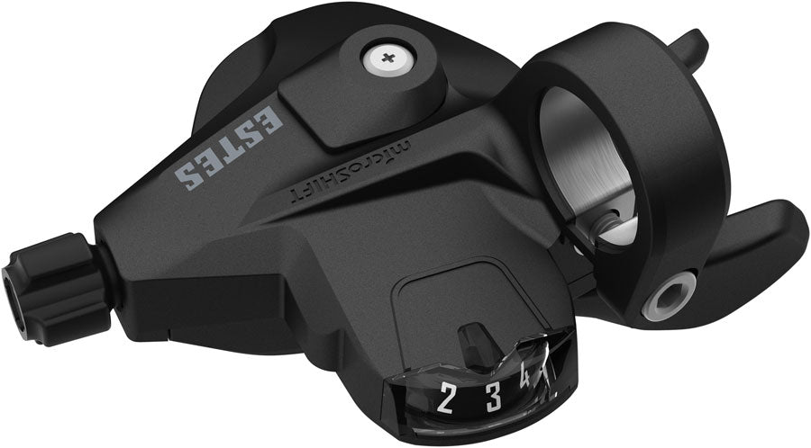 microSHIFT Estes Thumb Tap Shifter - Right 9-Speed Optical Gear Indicator BLK