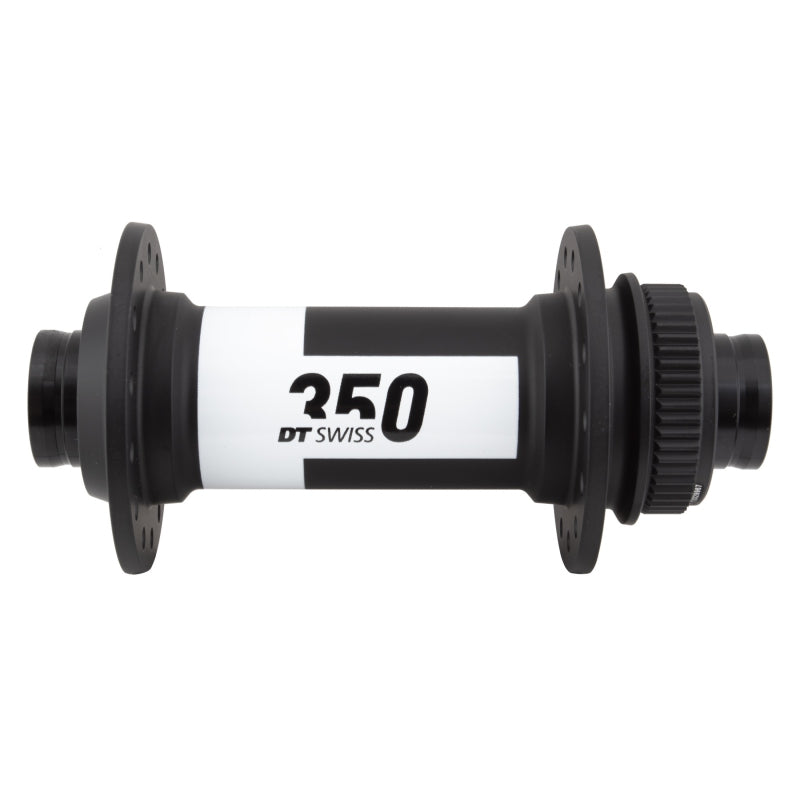 DT Swiss 350 Front Hub - 15 x 110mm Center-Lock Black 28H