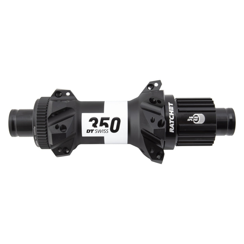 DT Swiss 350 Rear Hub - 12 x 148mm Center-Lock Micro Spline BLK 28H Straight Pull 36pt Straight Pull