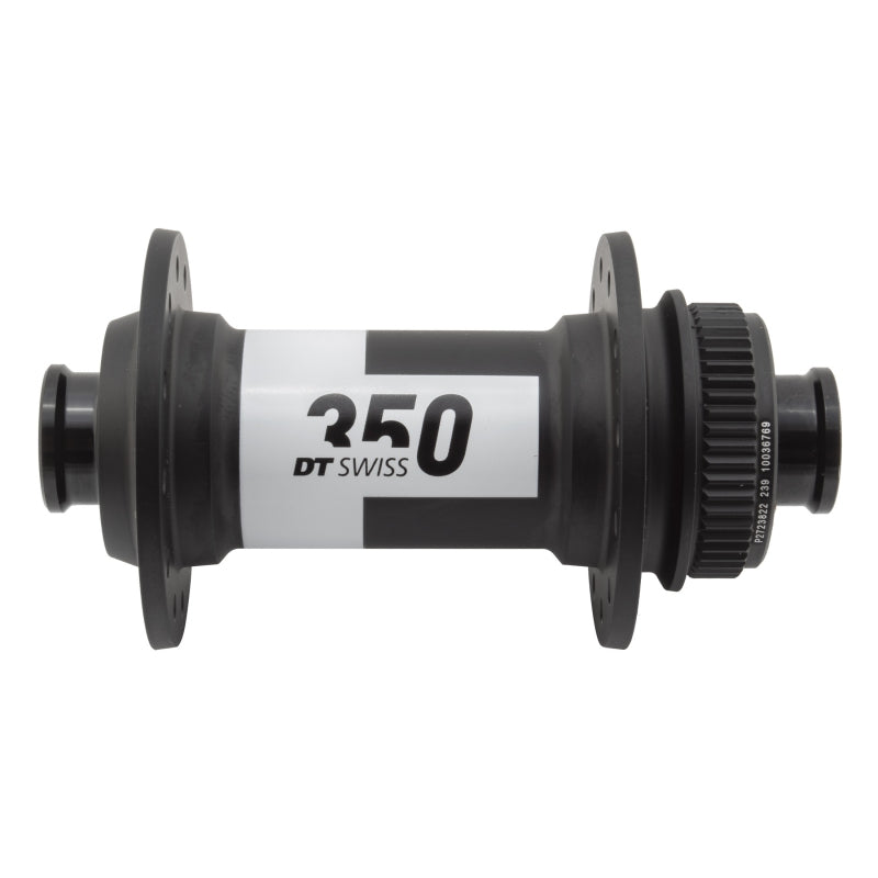 DT Swiss 350 Front Hub - 12 x 100mm Center-Lock Black 24H