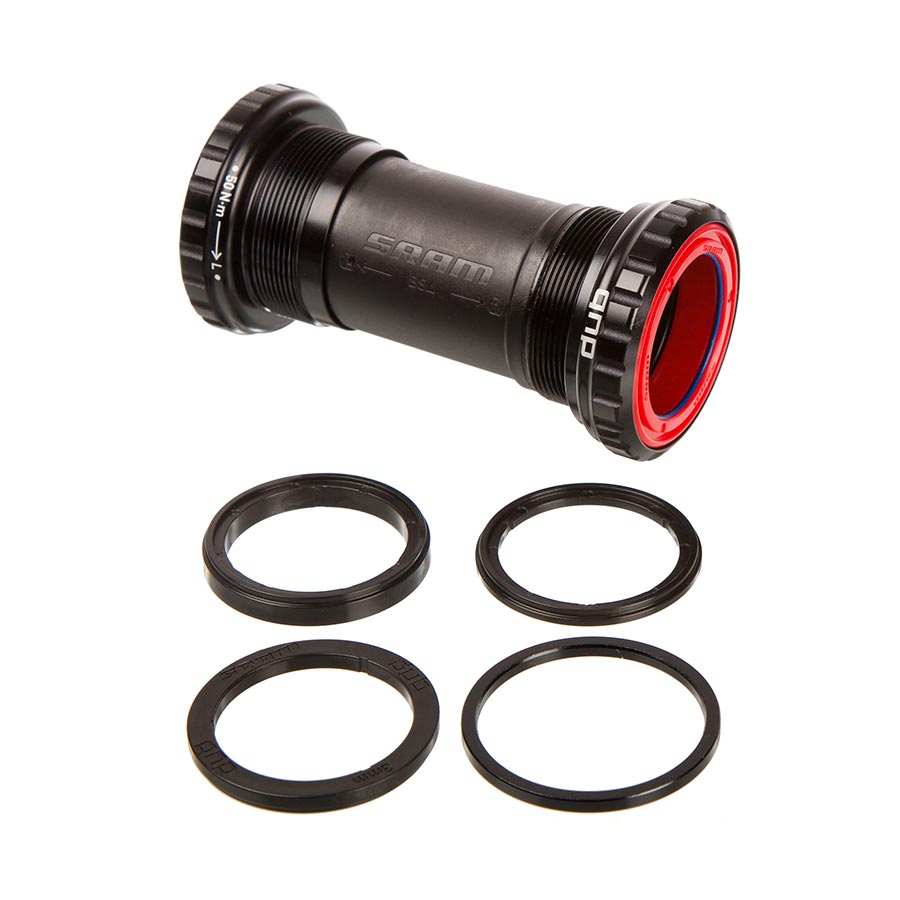 SRAM DUB Wide English Ceramic Bottom Bracket - English/BSA 68/73mm 73 Road-Wide BLK