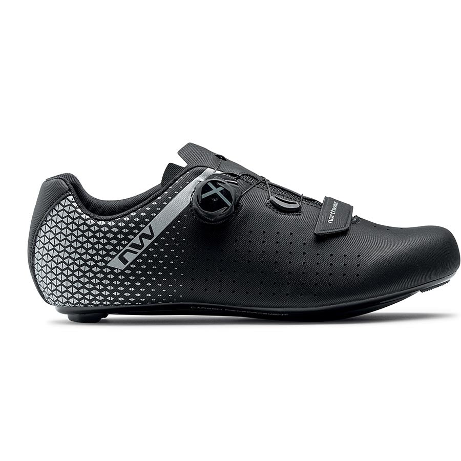 Northwave Core Plus 2 Road Shoes Black/Silver 40