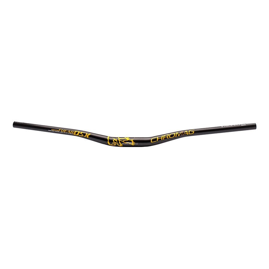 Chromag OSX LTD 31.8 25mm black gold MTB Handlebar Diameter: 31.8mm Rise: 25mm Black