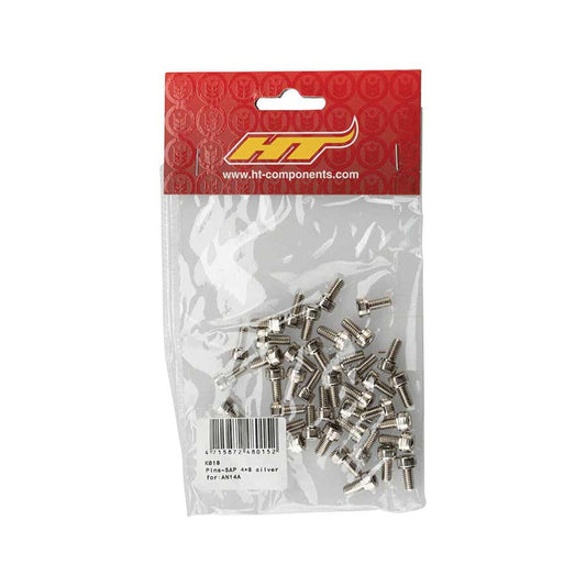 HT Components AN14A/AN03 Pedal Pin Kit - Silver