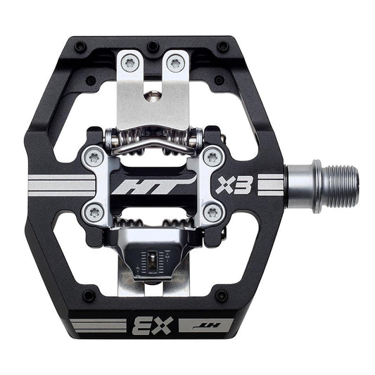 HT Components X3 Pedals - Dual Sided Clipless Platform Aluminum 9/16