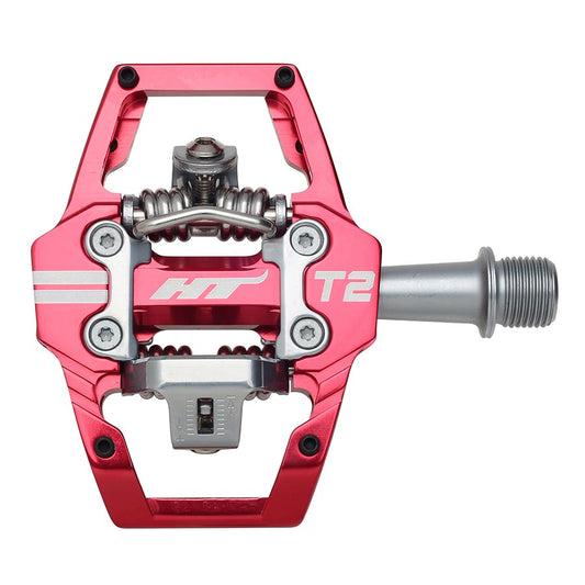 HT Components T2 Pedals - Dual Sided Clipless Platform Aluminum 9/16