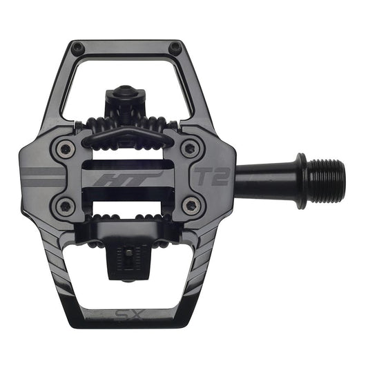 HT Components T2-SX Pedals - Dual Sided Clipless Platform Aluminum 9/16