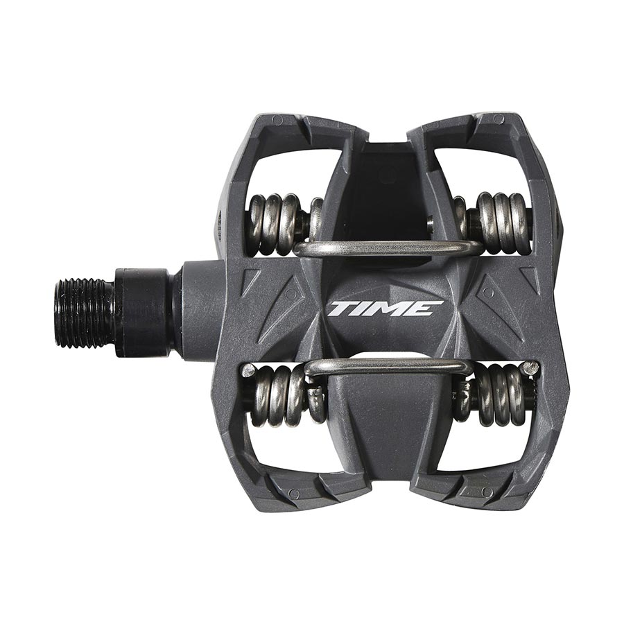 TIME ATAC MX 2 Pedals Body: Composite Spindle: Steel 9/16 Grey Pair