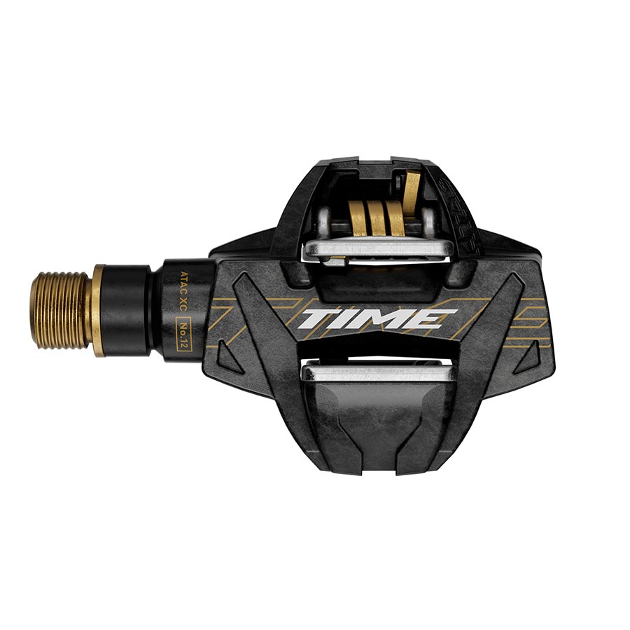 Time ATAC XC 12 Pedals - Dual Sided Clipless Carbon 9/16" Carbon/Gold B1