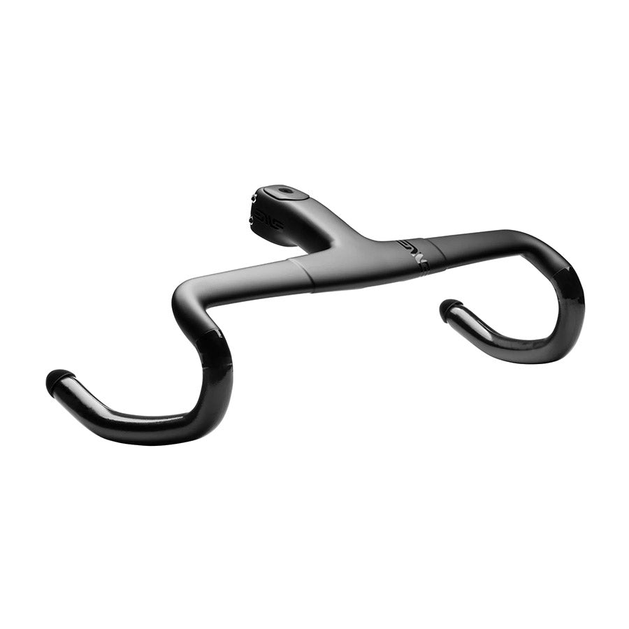 ENVE SES AR Bar/120mm Stem Combo Drop Handlebar Diameter: Integrated 120mm 400mm Drop: 129mm Reach: 76mm Black
