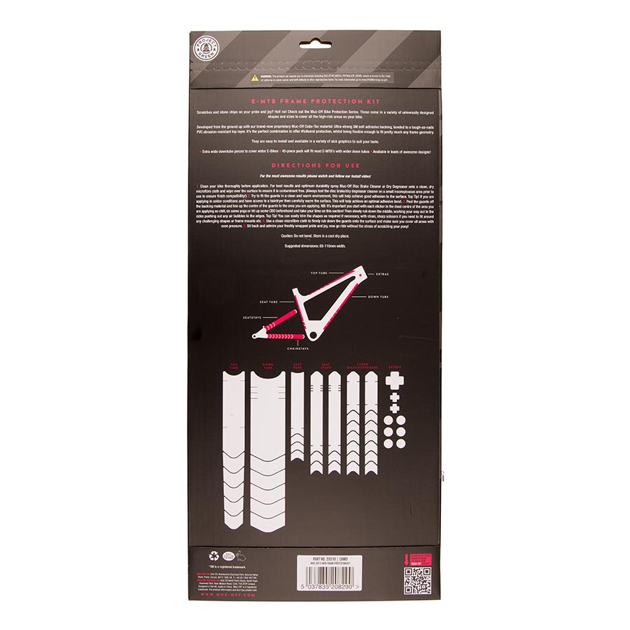 Muc-Off E-MTB Frame Protection Kit - 45-Piece Kit Camo
