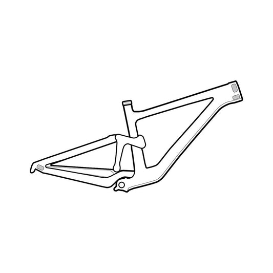 Lizard Skins Clear Protective Frame Wrap - Cable Rub Kit