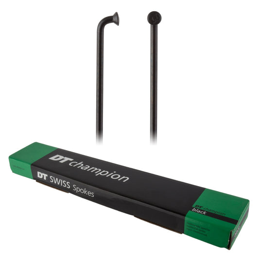 DT Swiss Champion Spoke: 2.0mm Blanks 315mm J-bend Black Box of 100