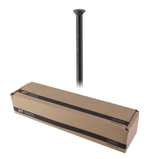 DT Swiss Champion Spoke: 2.0mm Blanks 315mm Straight Pull Black Box of 100