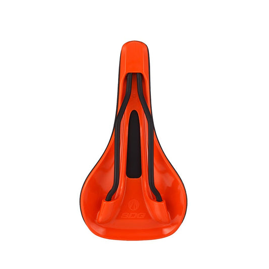 SDG Bel-Air V3 Max Saddle Lux-Alloy Rails Black/Orange