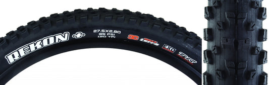 Maxxis Rekon Plus Tire - 27.5 x 2.8 Tubeless Folding Black 3C MaxxTerra EXO