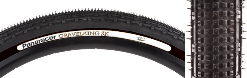Panaracer GravelKing SK Tire - 700 x 35 Tubeless Folding Black