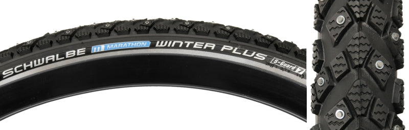 Schwalbe Marathon Winter Plus Tire 700x40C Wire Clincher Winter SmartGuard 67TPI Black