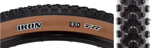 Maxxis Ikon Tire - 29 x 2.2 Tubeless Folding Black/Dark Tan Dual EXO