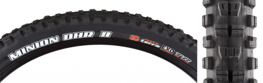 Maxxis Minion DHR II Tire - 29 x 2.4 Tubeless Folding BLK 3C MaxxTerra DH E-50
