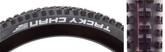 Schwalbe Tacky Chan Tire - 27.5 x 2.40 Tubeless Folding BLK Evolution Line Super Gravity Addix Soft E-50