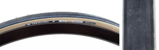Panaracer GravelKing R Tire - 700 x 40 Tubeless Folding Black/Amber