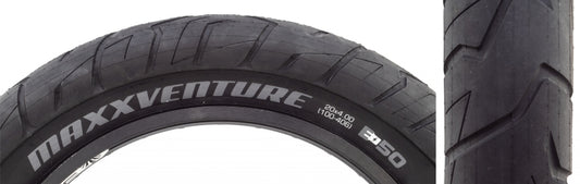 Maxxis MaxxVenture Tire - 20 x 4.0 Clincher Wire Black E-50