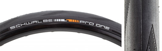 Schwalbe Pro One Tire - 700 x 32 Tubeless Folding BLK Evolution Super Race Addix Race V-Guard
