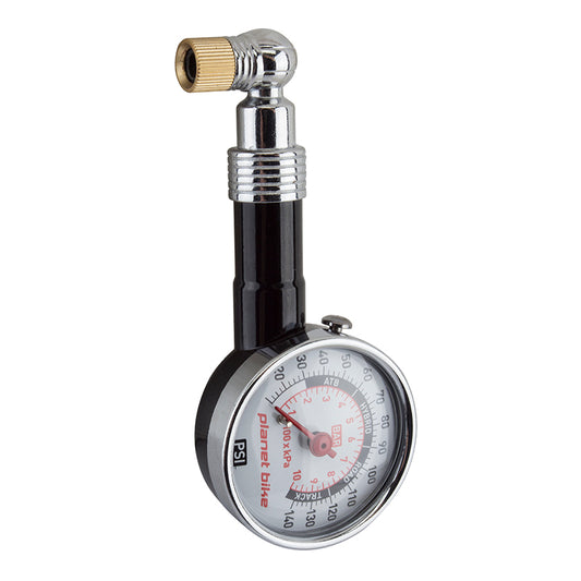 Planet Bike Dial Pressure Gauge - 140psi